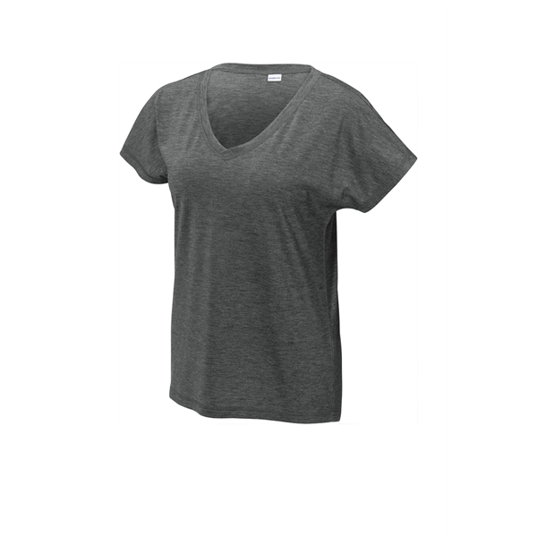 Sport-Tek Women's PosiCharge Tri-Blend Wicking Dolman Tee. - Sport-Tek Women's PosiCharge Tri-Blend Wicking Dolman Tee. - Image 9 of 25