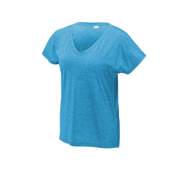 Sport-Tek Women's PosiCharge Tri-Blend Wicking Dolman Tee. - Sport-Tek Women's PosiCharge Tri-Blend Wicking Dolman Tee. - Image 14 of 25