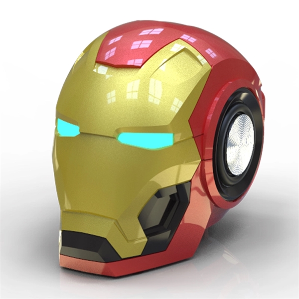 Cartoon Iron Man Robot Wireless Mini Speaker - Cartoon Iron Man Robot Wireless Mini Speaker - Image 0 of 2