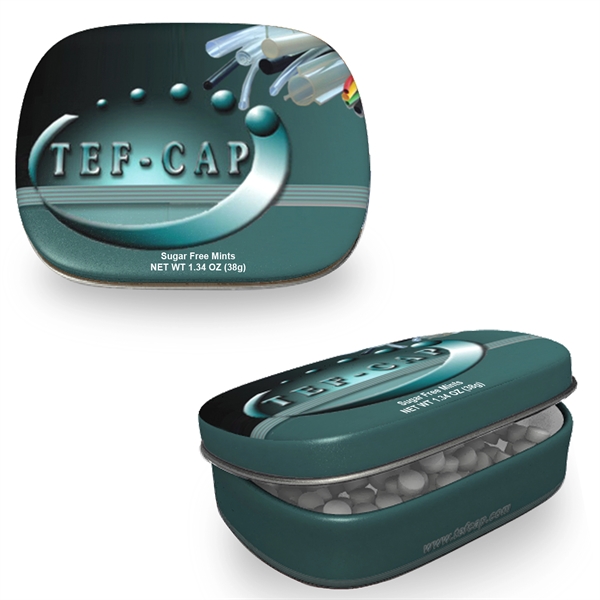 Custom Full Color Hinged Mint Tin