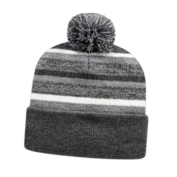 Fleece Lined Knit Toque with Cuff - Fleece Lined Knit Toque with Cuff - Image 5 of 10