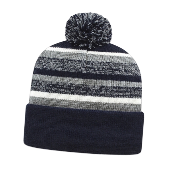 Fleece Lined Knit Toque with Cuff - Fleece Lined Knit Toque with Cuff - Image 7 of 10