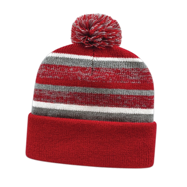 Fleece Lined Knit Toque with Cuff - Fleece Lined Knit Toque with Cuff - Image 9 of 10