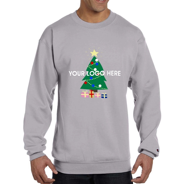 Champion® Double Dry Eco® Crewneck "Ugly Sweater" Sweatshirt - Champion® Double Dry Eco® Crewneck "Ugly Sweater" Sweatshirt - Image 6 of 13