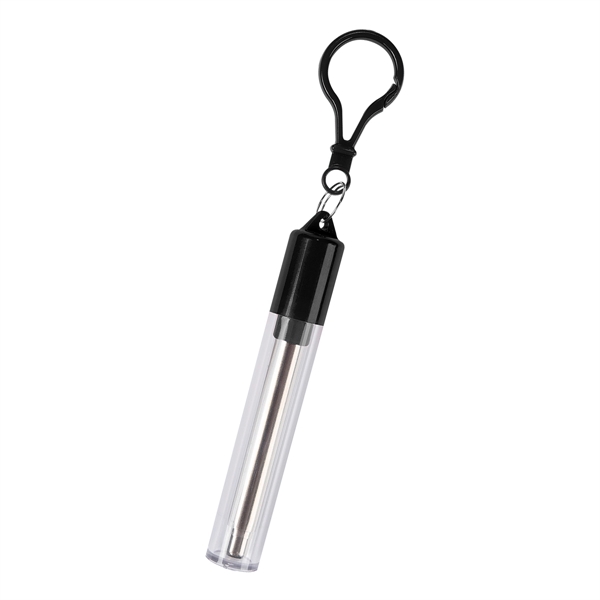 Custom Collapsible Stainless Steel Straw Kit