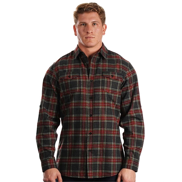 Burnside Yarn-Dyed Flannel Shirt - Burnside Yarn-Dyed Flannel Shirt - Image 43 of 61