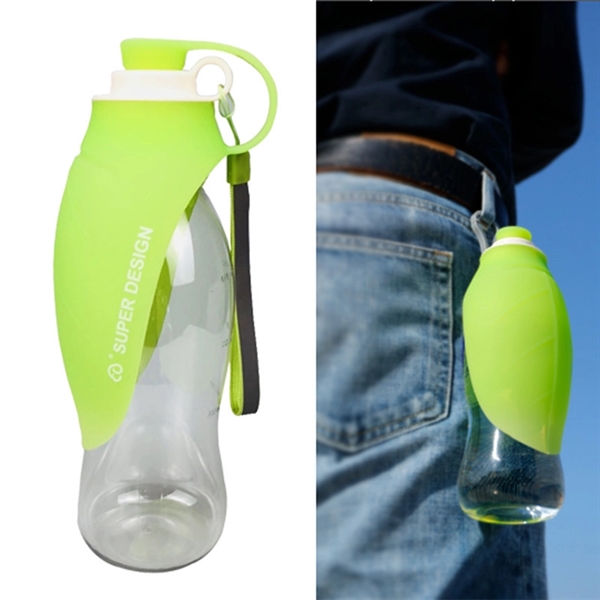 Custom 20OZ Pet Dog Travel Water Bottlle - Custom 20OZ Pet Dog Travel Water Bottlle - Image 3 of 7
