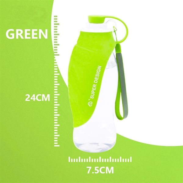 Custom 20OZ Pet Dog Travel Water Bottlle - Custom 20OZ Pet Dog Travel Water Bottlle - Image 5 of 7