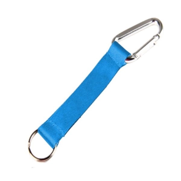 Sublimated 3/4" Pocket Lanyard w/ Carabiner and Keyring - Sublimated 3/4" Pocket Lanyard w/ Carabiner and Keyring - Image 1 of 4