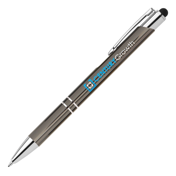 Tres-Chic w/Stylus - ColorJet - Full Color Metal Pen - Tres-Chic w/Stylus - ColorJet - Full Color Metal Pen - Image 4 of 8