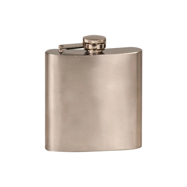 6 oz Stainless Steel Flask - 6 oz Stainless Steel Flask - Image 1 of 1