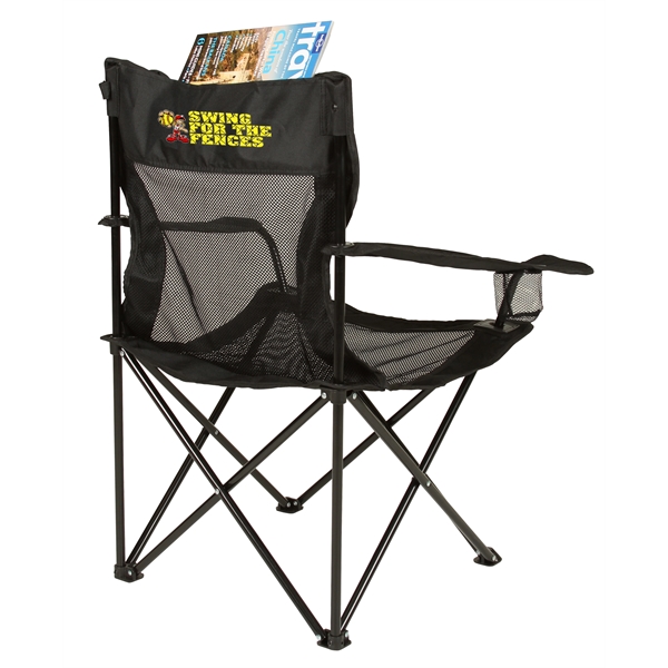 Coleman Mesh Quad Chair - Black - Coleman Mesh Quad Chair - Black - Image 0 of 4