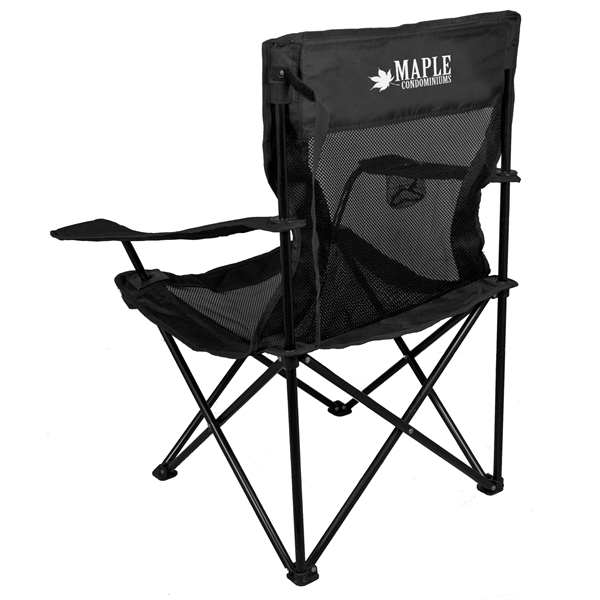 Coleman Mesh Quad Chair - Black - Coleman Mesh Quad Chair - Black - Image 1 of 4