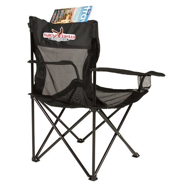 Coleman Mesh Quad Chair - Black - Coleman Mesh Quad Chair - Black - Image 2 of 4