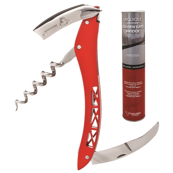 Laguiole en Aubrac Corkscrew - Red Enamel Handle - Laguiole en Aubrac Corkscrew - Red Enamel Handle - Image 1 of 1
