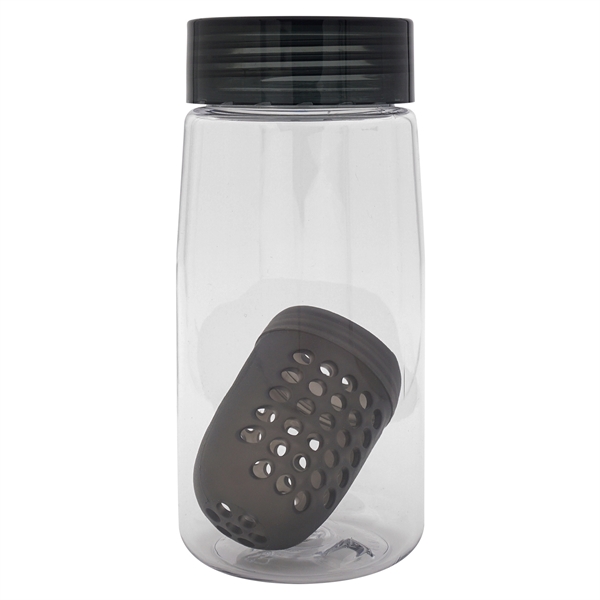 Clear View 18 oz. Recycled Bottle with Floating Infuser - Clear View 18 oz. Recycled Bottle with Floating Infuser - Image 3 of 16