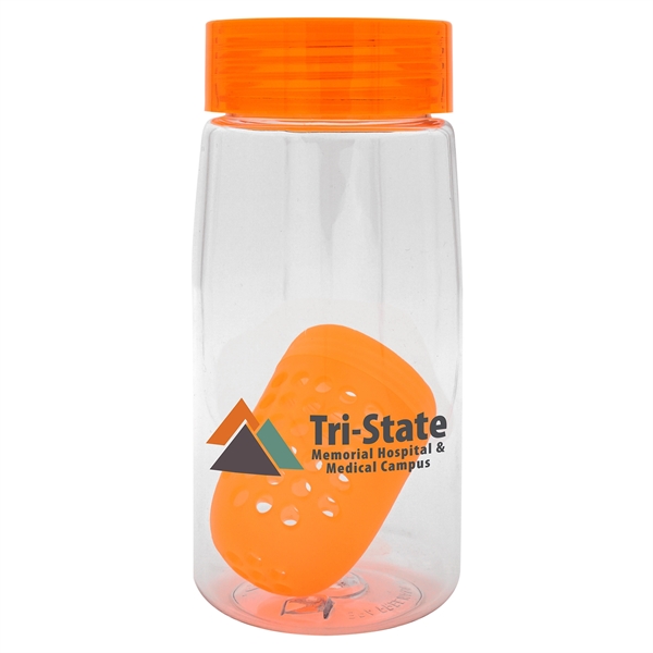 Clear View 18 oz. Recycled Bottle with Floating Infuser - Clear View 18 oz. Recycled Bottle with Floating Infuser - Image 6 of 16