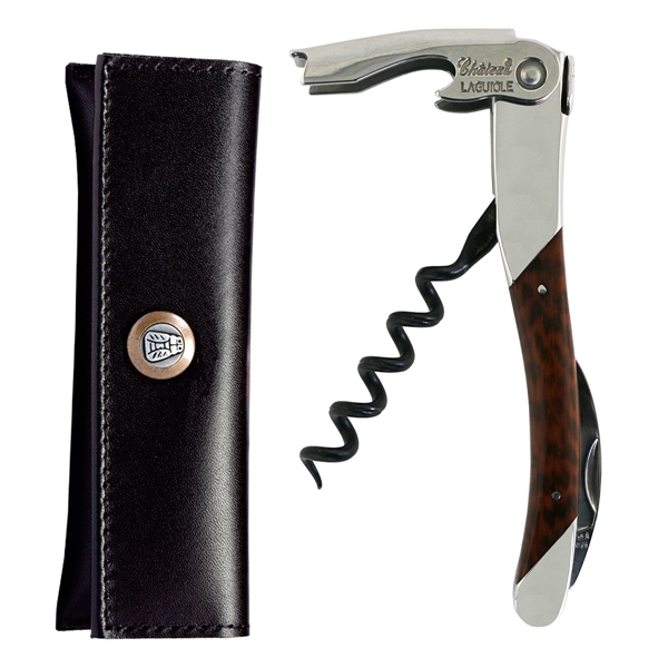 Chateau Laguiole® Waiter's Corkscrew - Snake Wood Handle - Chateau Laguiole® Waiter's Corkscrew - Snake Wood Handle - Image 0 of 0