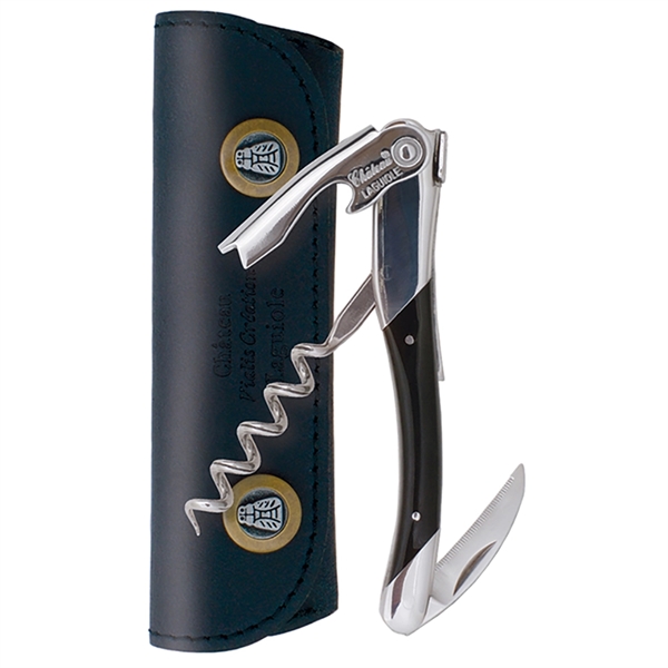 Chateau Laguiole® Waiter's Corkscrew - Ebony Handle - Chateau Laguiole® Waiter's Corkscrew - Ebony Handle - Image 0 of 0