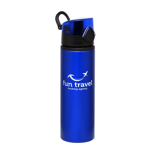 25 oz. FLIP Aluminum Water Bottles w/ 1 Color Imprint - 25 oz. FLIP Aluminum Water Bottles w/ 1 Color Imprint - Image 6 of 7