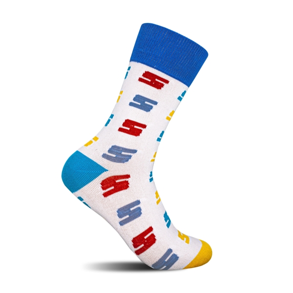 Custom Dress Socks -Luxury Combed Cotton - Custom Dress Socks -Luxury Combed Cotton - Image 2 of 7