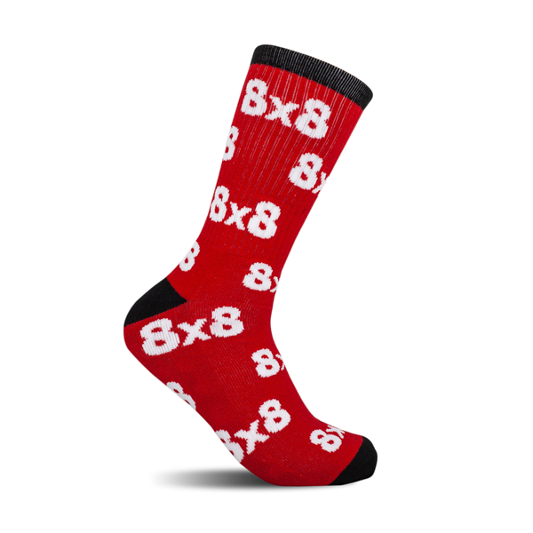 Custom Athletic Crew Socks - Luxury Combed Cotton - Custom Athletic Crew Socks - Luxury Combed Cotton - Image 2 of 5