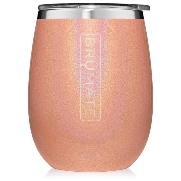 BruMate Uncork'd Wine Glass Sparkle and Print - BruMate Uncork'd Wine Glass Sparkle and Print - Image 1 of 16