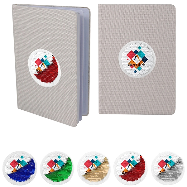 VIBRANT SEQUIN NOTEBOOK - VIBRANT SEQUIN NOTEBOOK - Image 0 of 11