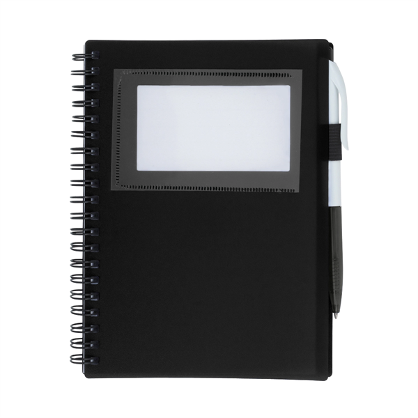 Spiral Notebook With ID Window - Spiral Notebook With ID Window - Image 1 of 11