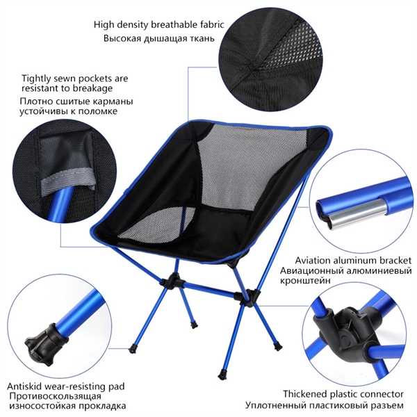 Portable Folding Chair Camping - Portable Folding Chair Camping - Image 2 of 5