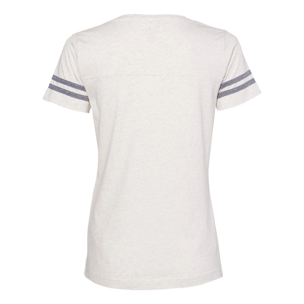 LAT Women's Football V-Neck Fine Jersey Tee - LAT Women's Football V-Neck Fine Jersey Tee - Image 40 of 40