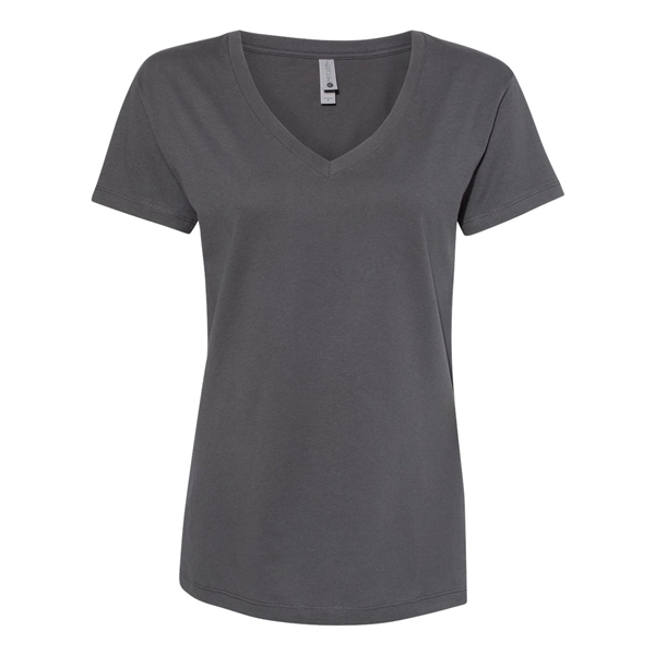 Next Level Women's Cotton V-Neck T-Shirt - Next Level Women's Cotton V-Neck T-Shirt - Image 9 of 16
