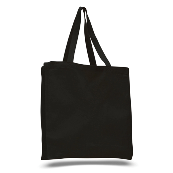12 oz. Cotton Canvas Reusable Tote Bag w/ Handles for Books - 12 oz. Cotton Canvas Reusable Tote Bag w/ Handles for Books - Image 1 of 1
