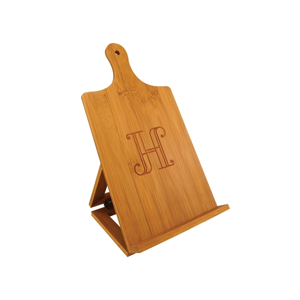 7 1/4" x 13 1/2" Bamboo Standing Chef's Easel - 7 1/4" x 13 1/2" Bamboo Standing Chef's Easel - Image 0 of 1
