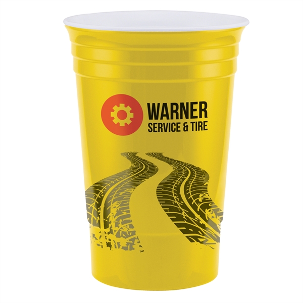 Bold 16 Oz. - ColorJet - Full Color Double Walled Cup - Bold 16 Oz. - ColorJet - Full Color Double Walled Cup - Image 10 of 10