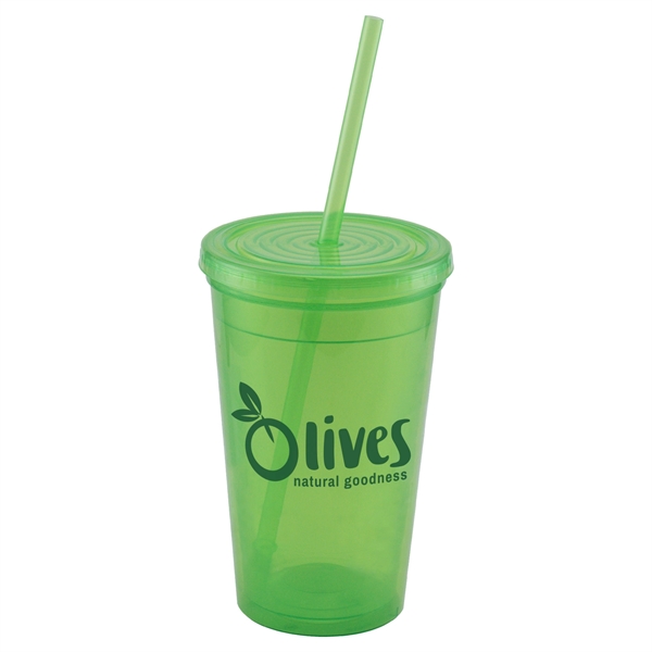 Explore - 16 Oz. Double Wall Tumbler Cup - Explore - 16 Oz. Double Wall Tumbler Cup - Image 6 of 12