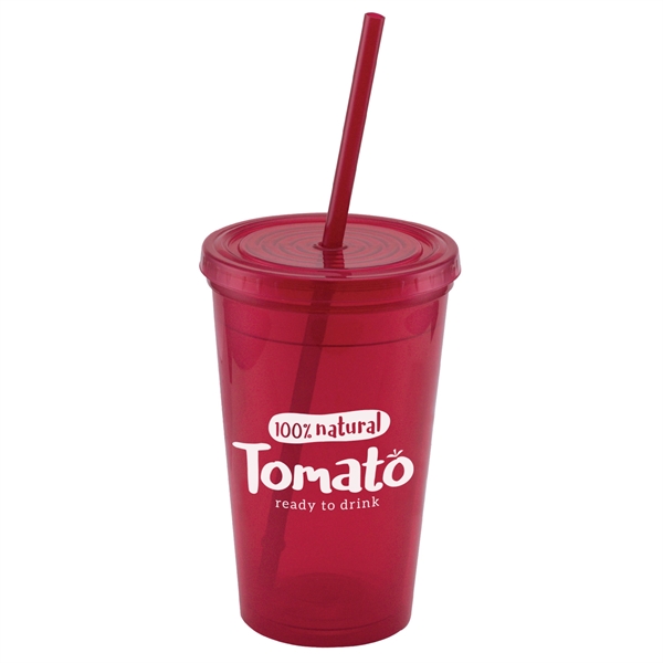 Explore - 16 Oz. Double Wall Tumbler Cup - Explore - 16 Oz. Double Wall Tumbler Cup - Image 8 of 12