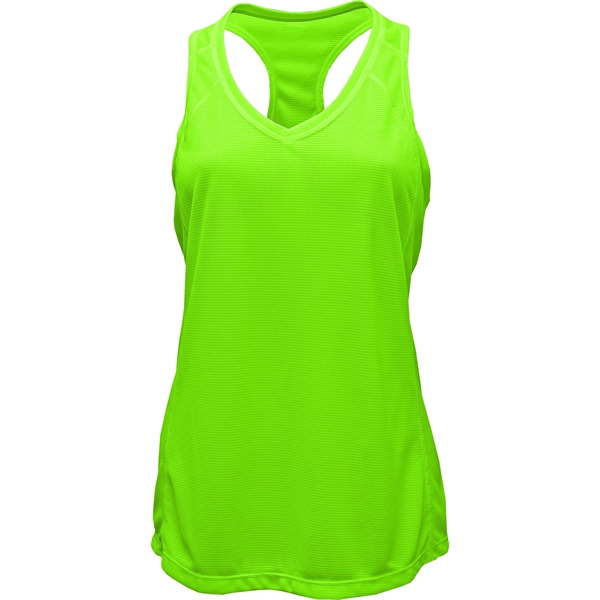 Ladies V-Neck Grid Singlet - Ladies V-Neck Grid Singlet - Image 0 of 0