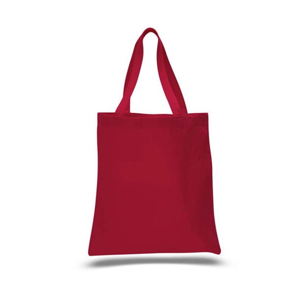 12oz.Cotton Canvas Reusable Tote Bag w/ Handles for Shopping - 12oz.Cotton Canvas Reusable Tote Bag w/ Handles for Shopping - Image 3 of 5
