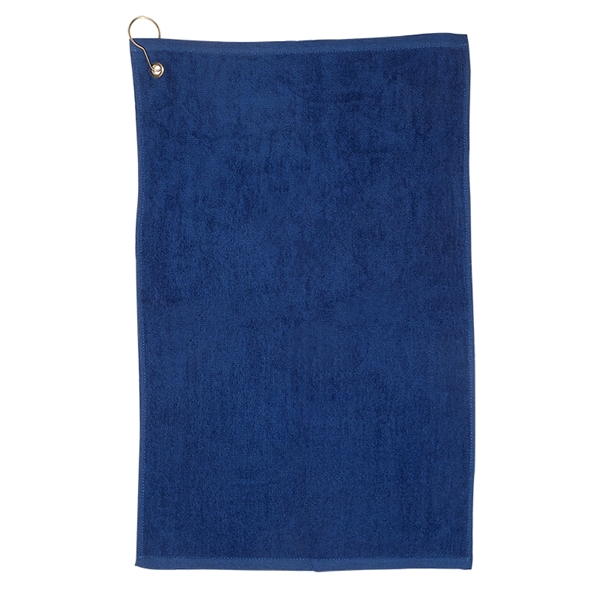 Golf Towel with Grommet and Hook (16" x 25") - Golf Towel with Grommet and Hook (16" x 25") - Image 1 of 2