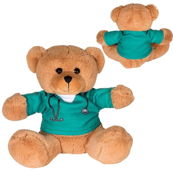 7" Doctor or Nurse Plush Bear - 7" Doctor or Nurse Plush Bear - Image 1 of 2