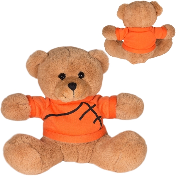 7" GameTime® Plush Bear - 7" GameTime® Plush Bear - Image 1 of 1