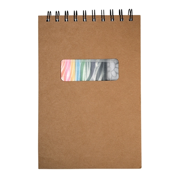 Notebook with Color Pencils - Notebook with Color Pencils - Image 2 of 2