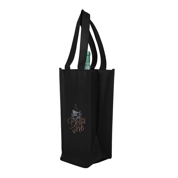 Hospitality Non-Woven Wine Bag (1 Color Imprint) - Hospitality Non-Woven Wine Bag (1 Color Imprint) - Image 6 of 9