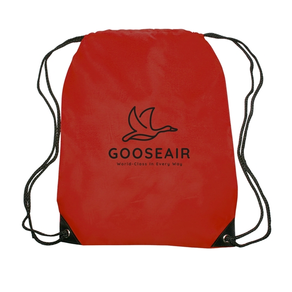 VENTURE Drawstring Backpacks w/ 1 Color Imprint - VENTURE Drawstring Backpacks w/ 1 Color Imprint - Image 27 of 30