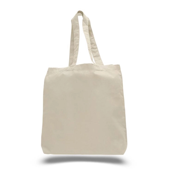 6 oz. Cotton Canvas Reusable Tote Bag w/ Handles for Books - 6 oz. Cotton Canvas Reusable Tote Bag w/ Handles for Books - Image 1 of 1