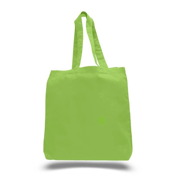 6oz. Cotton Canvas Reusable Tote Bag w/ Handles for Shopping - 6oz. Cotton Canvas Reusable Tote Bag w/ Handles for Shopping - Image 4 of 9
