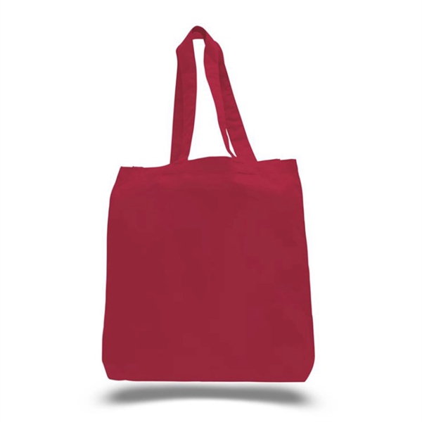 6oz. Cotton Canvas Reusable Tote Bag w/ Handles for Shopping - 6oz. Cotton Canvas Reusable Tote Bag w/ Handles for Shopping - Image 6 of 9