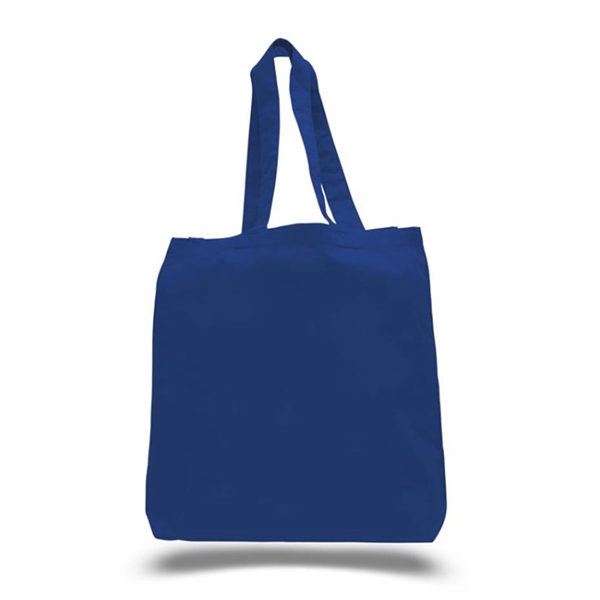 6oz. Cotton Canvas Reusable Tote Bag w/ Handles for Shopping - 6oz. Cotton Canvas Reusable Tote Bag w/ Handles for Shopping - Image 7 of 9