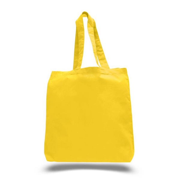 6oz. Cotton Canvas Reusable Tote Bag w/ Handles for Shopping - 6oz. Cotton Canvas Reusable Tote Bag w/ Handles for Shopping - Image 9 of 9